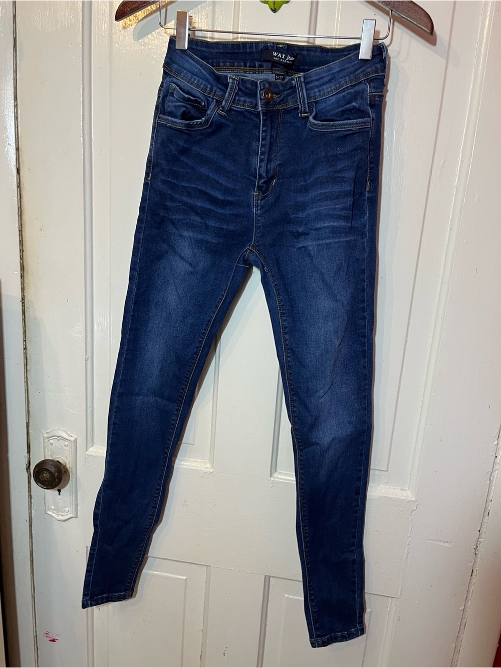 Wax Jean Indigo Skinny Jeans